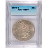 Image 1 : 1886-O MORGAN DOLLAR, ICG MS-60 VERY SCARCE IN UNC CONDITION