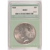 Image 1 : 1928 PEACE DOLLAR NTC MS63 WHITE, NICE