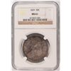 Image 1 : 1829 BUST HALF DOLLAR, NGC MS-61 PRETTY COLORS, VERY UNDER-GRADED IN OUR OPINION