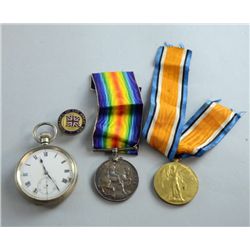 WWI medal group for Private A Brook, Royal Fusiliers,