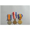 Image 2 : Group of three WWI medals AC or AE Morton Asst. Payr.