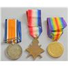 Image 4 : Group of three WWI medals AC or AE Morton Asst. Payr.