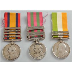 Group of three medals, India General Service Medal with