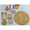 Image 1 : Four WW1 medals to WA and WH Harmer (probably brothers)