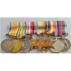 Group of nine Royal Navy First and Second World War