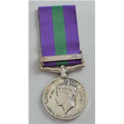 General Service Medal 1918-62 with clasp PALESTINE