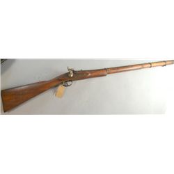 19th century percussion muzzle loading rifle, 51"