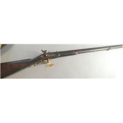 19th century percussion muzzle loading rifle, 54"