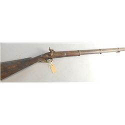 19th century percussion muzzle loading rifle, 50"