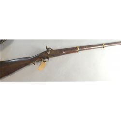 19th century percussion muzzle loading rifle, 54"