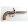 19th century percussion cap pistol with hexagonal