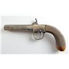 Image 2 : 19th century percussion cap pistol with hexagonal