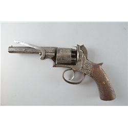 19th century 5-shot front loading percussion pistol,