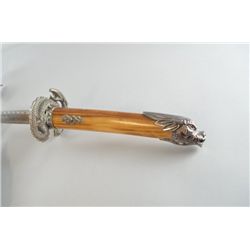 Modern set of three graduated Samurai style swords with