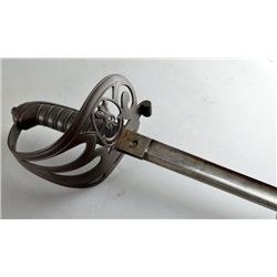 English Rifle Regiment officer's sword, mid/late 19th