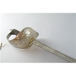 George VI Royal Engineers sword with shagreen and wire