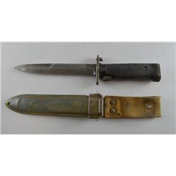 American M5 bayonet in scabbard, 12" long,