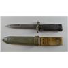 Image 1 : American M5 bayonet in scabbard, 12" long,