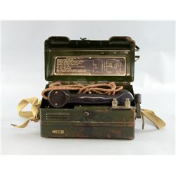 World War II field telephone 'Telephone Set L. New 8