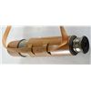 Image 2 : A four draw telescope in attached leather case with