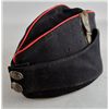 Image 2 : Indian made, army officers side cap, fine black baise