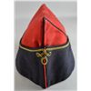 Image 1 : Continental military hat, fine wool in black and red
