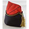 Image 3 : Continental military hat, fine wool in black and red
