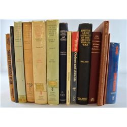 A small quantity of books relating to military