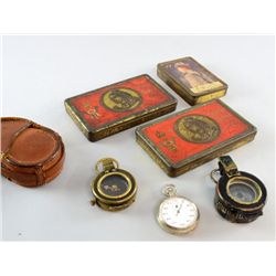 Two Boer War South Africa 1900 chocolate tins, a