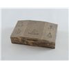 Image 1 : George VI silver cigarette box of Royal Artillery and