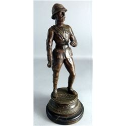 Spelter figure of General Macdonald V.C. 17in. (43cm)