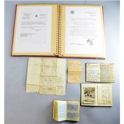 Three World War II Diary's from Captain Hal Barber who