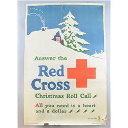 Red Cross World War I posters, two posters asking