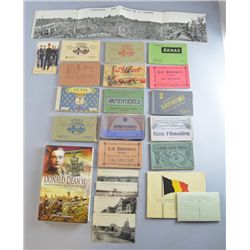 Collection of postcards depicting the ruins in France