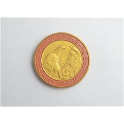 Deutsche Kampfspiele Nurnberg 1934 red and gold