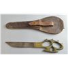 Image 1 : WWII Middle East Commando knife with cast brass skull