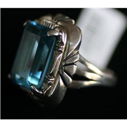 Sterling and Topaz Ring