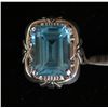 Image 2 : Sterling and Topaz Ring