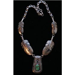 Sterling Feather Necklace