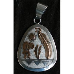 Sterling Pendant with Gold Overlay