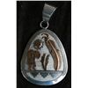 Image 1 : Sterling Pendant with Gold Overlay