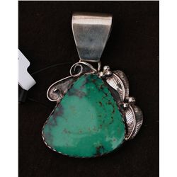Sterling and Turquois Pendant