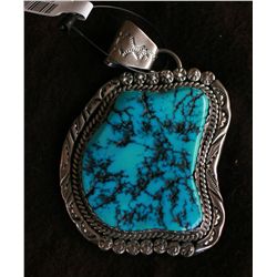 Sterling and Turquois Pendant