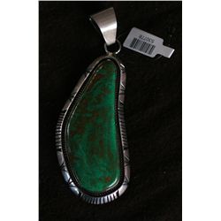 Sterling and Turquois Pendant,