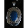 Image 1 : Sterling and Lapis Pendant