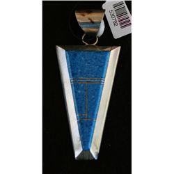 Silver Inlay Pendant