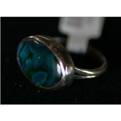 Sterling and Abalone Ring