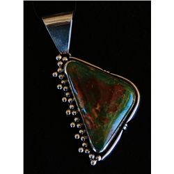 Sterling and Turquois Pendant