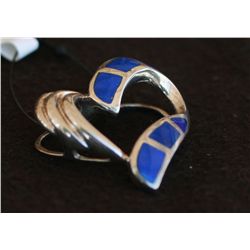 Sterling and Lapis Pendant