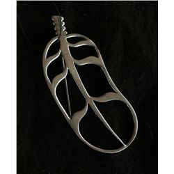 Silver Leaf Pin